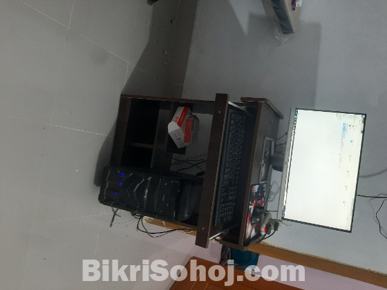 Desktop computer full setup